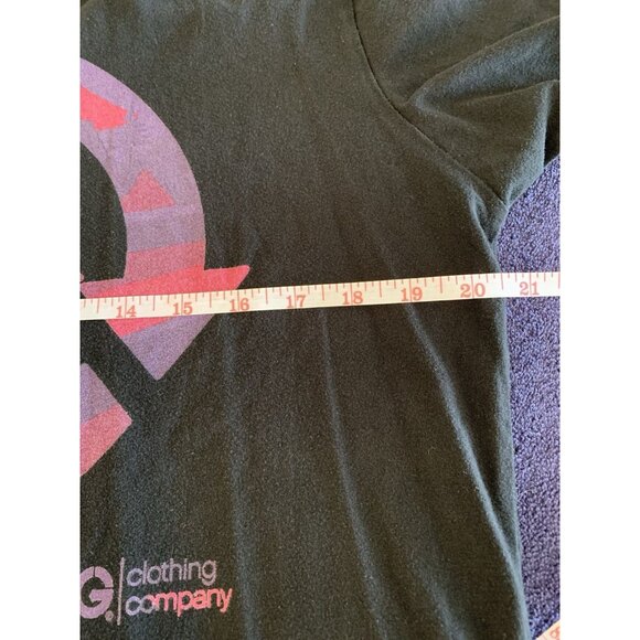 LRG Lifted Research Group T-shirt Men’s Large Black Purple Pink Graphic Print - Picture 9 of 10